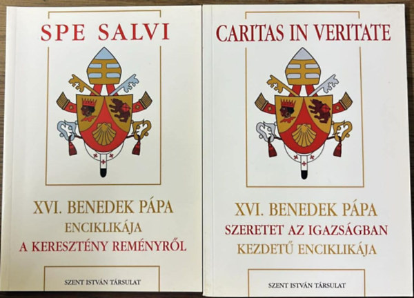 XVI. Benedek P�pa - Caritas in Veritae: Szeretet az igazs�gban + Spe Salvi: A kereszt�ny rem�nyr�l (2 f�zet)