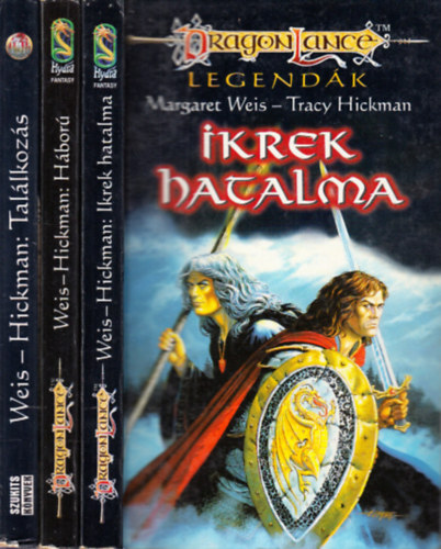 Margaret Weis - Tracy Hickman - Dragon Lance legendák 3 db. (Ikrek hatalma + Háború + Találkozás)