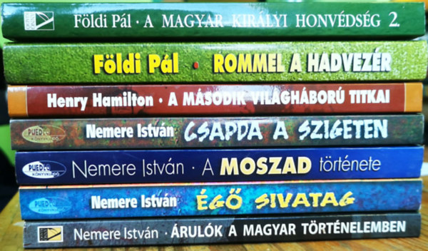 Földi Pál, Henry Hamilton Nemere István - Történelmi könyvcsomag (7 kötet)