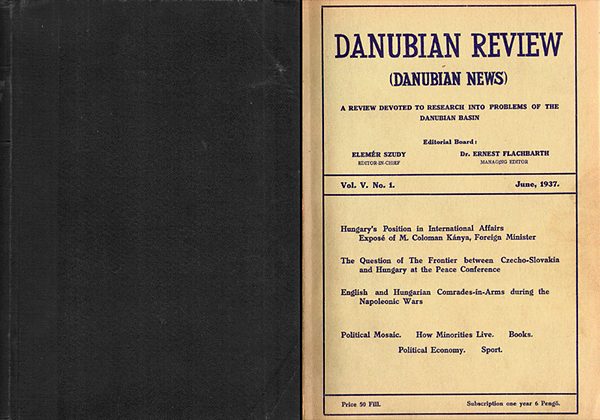 Elemr Szudy; Dr.Ernest Flachbach - Danubian Review (Danubian News) 1937 - V/I
