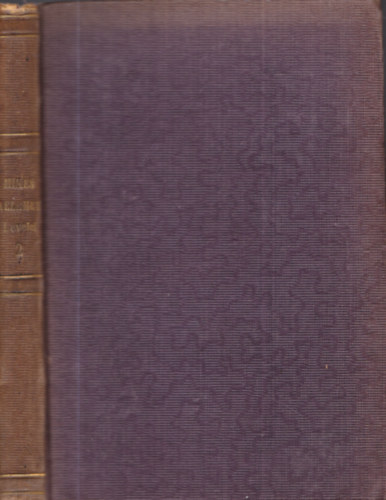 Toldy Ferencz �ltal - Z�goni Mikes Kelemen T�r�korsz�gi levelei II.k�tet (a szerz� saj�t k�zirat�b�l �letrajzi �rtekez�ssel)