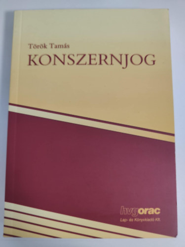 Dr. T�r�k Tam�s - Konszernjog