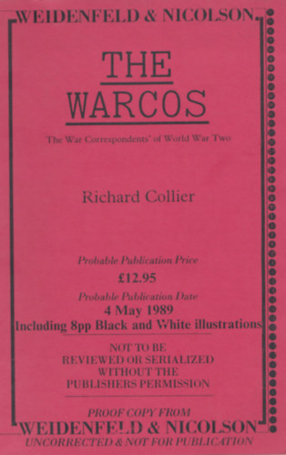 Richard Collier - The Warcos