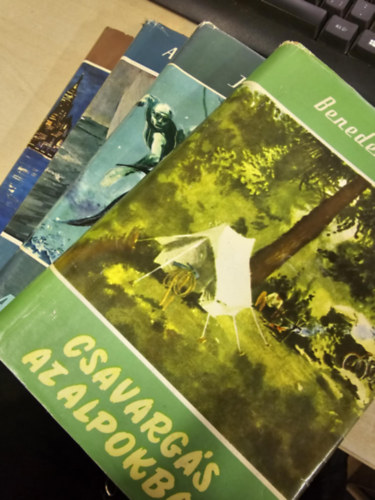 Hans Hass, Alain Bombard, Georges Blond Benedek Istvn - Csavargsok az Alpokban+ Vadszok a tenger mlyn+ nkntes hajtrtt+ Egy francia hzaspr Amerikban (4 ktet egytt)