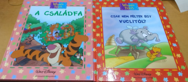 Walt Disney - 2 db Winnie the Pooh: A csaldfa + Csak nem fltek egy Vuclitl? (2 ktet)