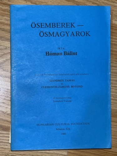 H�man B�lint - �semberek, �smagyarok
