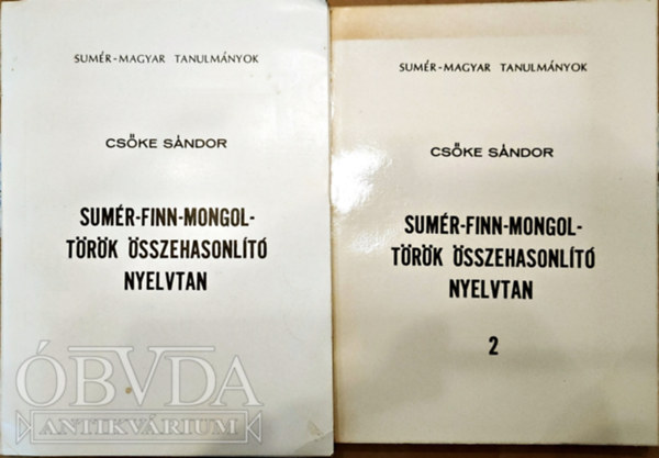 Sum�r-finn-mongol-t�r�k �sszehasonl�t� nyelvtan 1-2.