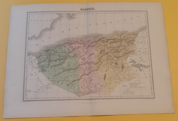 Algérie /Atlas Migeon-térkép Algéria /