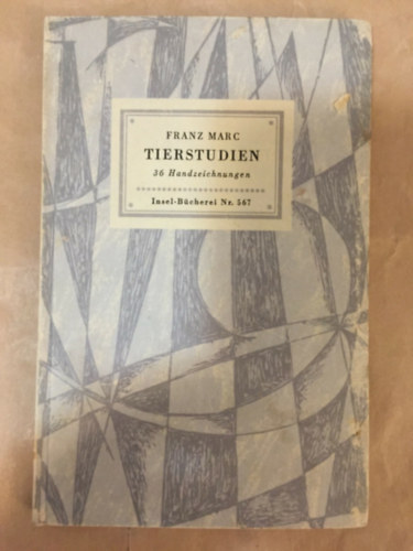 Franz Marc - Tierstudien. 36 Handzeichnungen