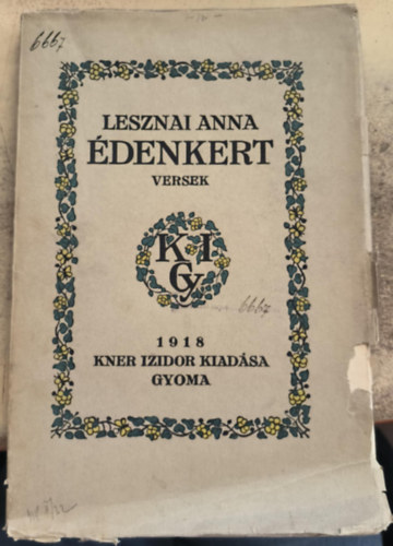 Lesznai Anna - Édenkert - Versek