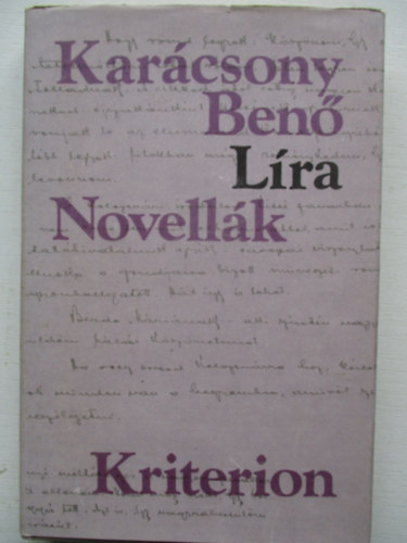 Karácsony Benő - Líra (novellák)