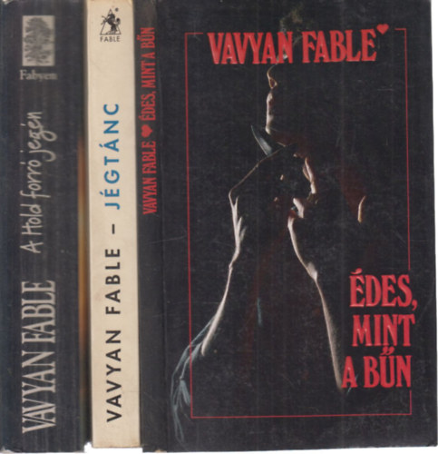 Vavyan Fable - 3 db. Fable krimi (des, mint a bn + Jgtnc + A Hold forr jegn)