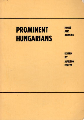 Fekete Márton - Prominent Hungarians 1979