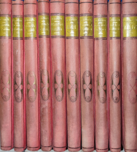 Mikszáth Kálmán - 10db mű a Mikszáth Kálmán munkái című sorozatból - Pipacsok a búzában; A két koldusdiák; Club és folyosó; Az eladó birtok; Kísértet Lublón; Alakok; Galamb a kalitkában; Apró gentry és a nép; Az igazi humoristák; Akli Miklós