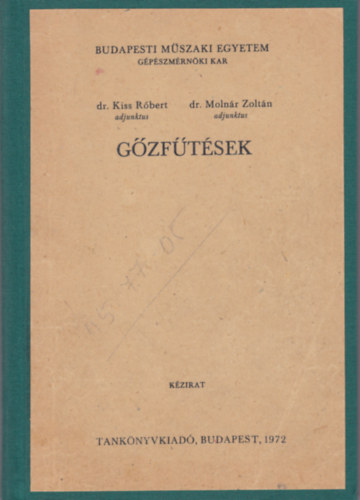 dr. Kiss R�bert - dr. Moln�r Zolt�n - G�ZF�T�SEK