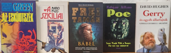 Mario Puzo, Frei Tams, Edgar Allan Poe, David Hughes George Dawes Green - Kortrs szrakoztat knyvcsomag