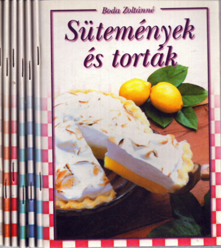 Boda Zolt�nn� - 7 db Boda Zolt�nn� szak�csk�nyv: S�tem�nyek �s tort�k - Sal�t�k �s k�retek - Halb�l k�sz�lt �telek - Marh�b�l k�sz�lt �telek - Vadb�l �s juhb�l k�sz�lt �telek - Sert�sb�l k�sz�lt �telek - Sz�rnyasb�l k�sz�lt �tele