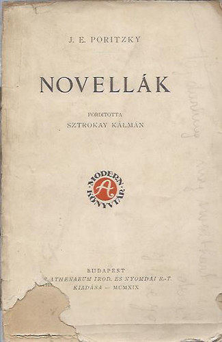J. E. Poritzky - Novellák