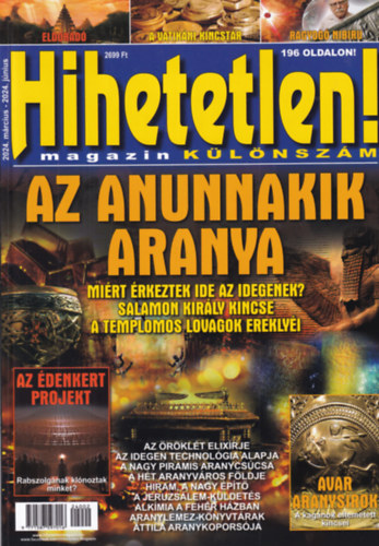 Hihetetlen! magazin klnszm 2024. mrcius - 2024. jnius