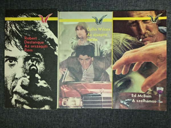 Collin Wilcox, Ed McBain Robert Destanque - Az orsz�g�ti R�m + Az �js�g�r� hal�la + A sz�lh�mos (3db Albatrosz krimi)
