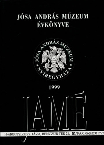 Istv�novits Eszter Alm�ssy Katalin - A ny�regyh�zi J�sa Andr�s M�zeum �vk�nyve XLI.