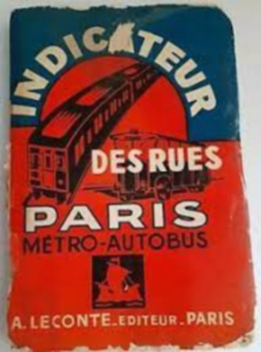 ismeretlen - Indicateur des rues de Paris