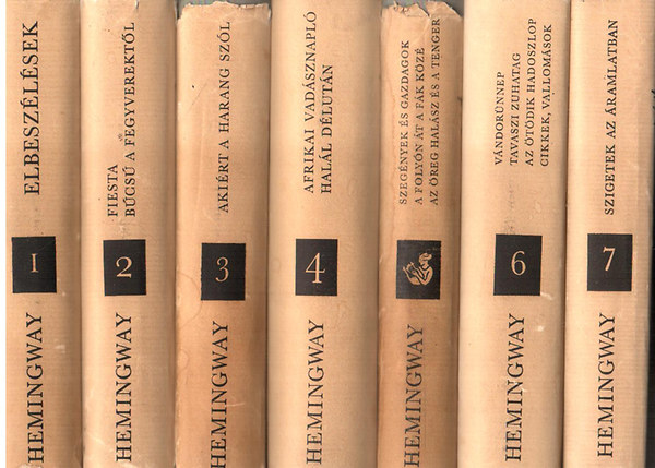 Ernest Hemingway - Ernest Hemingway mvei I-VII.Teljes sorozat