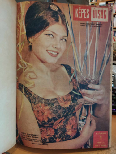 Eck Gyula  (f�szerk.) - K�pes �js�g 1965 (I. f�l�v, 26 lapsz�m, �tk�tve, egybe k�tve)