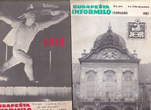 dr. M�th� �rp�d - Budapesta Informilo 1979 marto, 1987 februaro ( 2 db eszperant� �js�g )