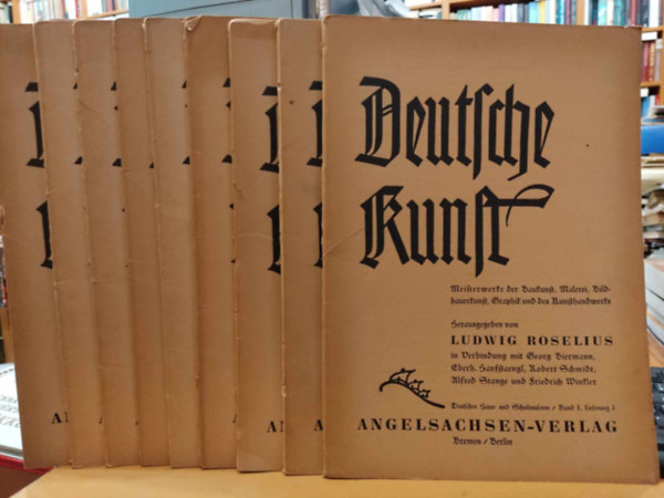 Ludwig Roselius - 10 db Deutsche Kunst, szrvnyszmok