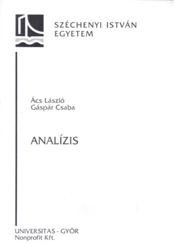 Ács László - Gáspár Csaba - Analízis