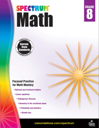 Spectrum - Spectrum Math, Grade 8 (Spectrum Matematika, 8. osztly)