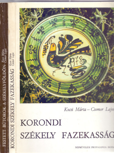 Kocsi M�rta - Csomor Lajos - 2 db. n�prajz (Festett b�torok a Sz�kelyf�ld�n + Korondi sz�kely fazekass�g)