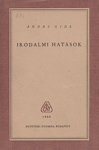 André Gide - Irodalmi hatások