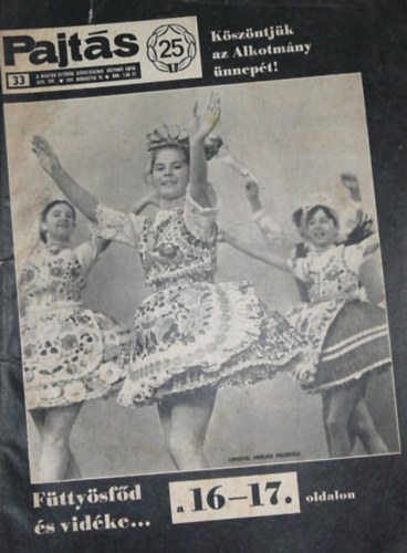 Vasv�ri Ferenc  (szerk.) - Pajt�s XXVI. �vfolyam 33. sz�m