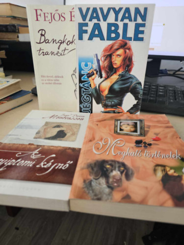Fejs va, Vavyan Fable Jaen-Pierre Montcassen - 4db knnyed olvasmny, KNYVMENT AJNLAT: Meghat trtnetek+ Az egyiptomi kjn+ Bangkok, tranzit+ Jgtnc