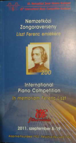 Hamburger Klra - Nemzetkzi Zongoraverseny Liszt Ferenc emlkre - International Piano Competition In memoriam Ferenc Liszt