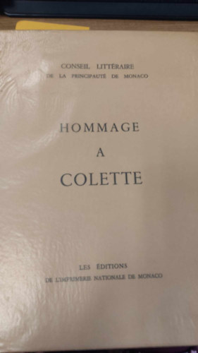 Hommage a Colette