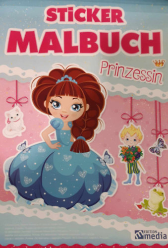 Sticker Malbuch - Prinzessin