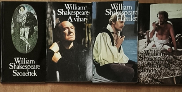 William Shakespeare - 4db William Shakespeare m� - A vihar, Ath�ni Timon, Hamlet, Szonettek