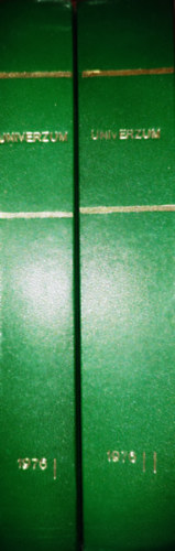 Az Univerzum magazin 1976-os vfolyama kt ktetbe ktve