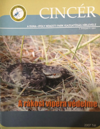 Kézdy Pál - Cincér 3. évf. 4. szám (2007 tél)