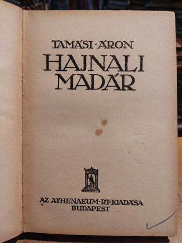Tam�si �ron - Hajnali mad�r