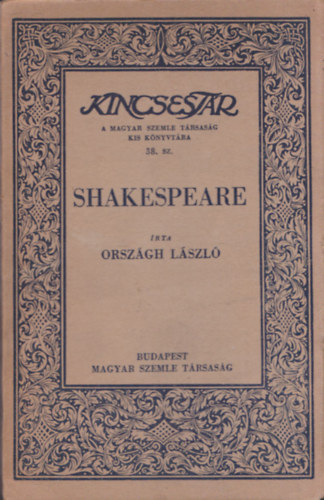 Orsz�gh L�szl� - Shakespeare (Kincsest�r)
