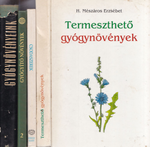 H. M�sz�ros Erzs�bet, Dr. Manfred K�hnlechner, Giovannini-Szathm�ry - 4 db gy�gyn�v�nyes k�nyv: Termeszthet� gy�gyn�v�nyek + Csodaszerek + Gy�gy�t� n�v�nyek + Gy�gyn�v�nyek