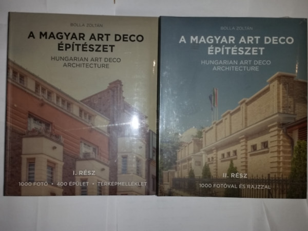 Bolla Zoltán A magyar art deco építészet I-II. Első és második kötet együtt !