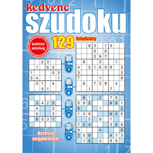 Kedvenc Szudoku 2025/10