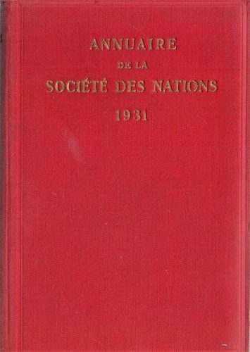 Georges Ottlik - Annuaire de la Soci�t� des Nations 1931