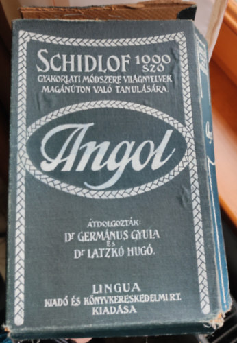 tdolgoztk: Dr. Germanus Gyula s Dr. Latzk Hug - Schidlof Az "1000" sz gyakorlati mdszere, az angol nyelvnek 1000 sz segtsgvel magnton val megtanulsra