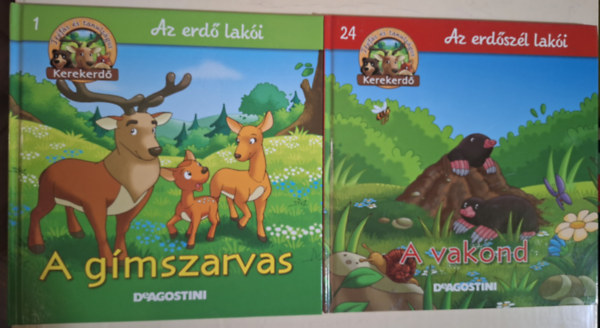 Az erd laki 1 - A gmszarvas + A vakond - Az erdszl laki  (2 knyv egytt)